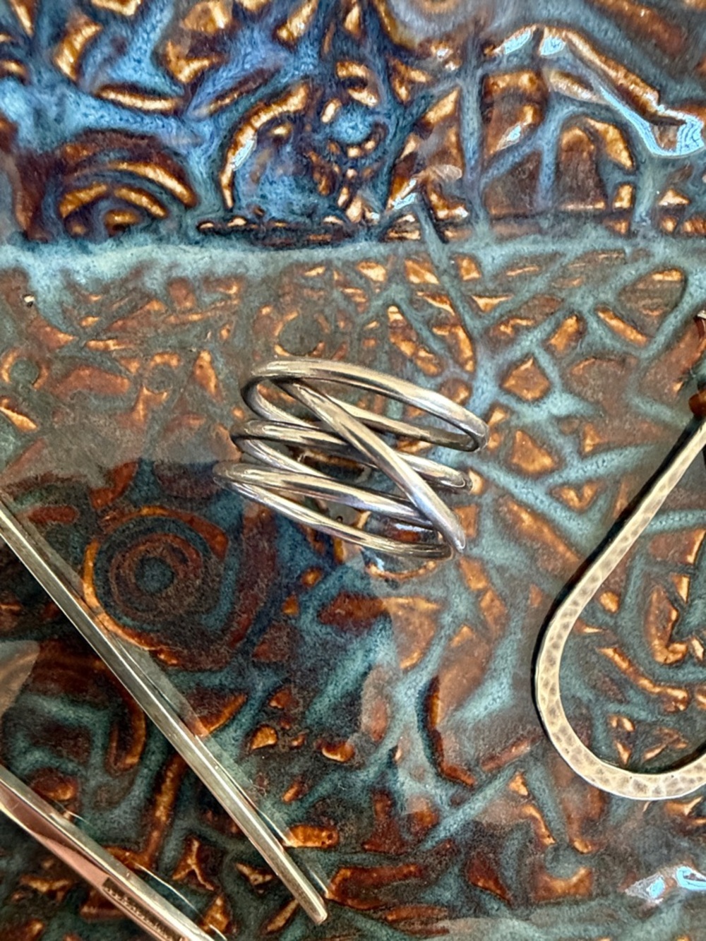 Sterling silver wrap ring